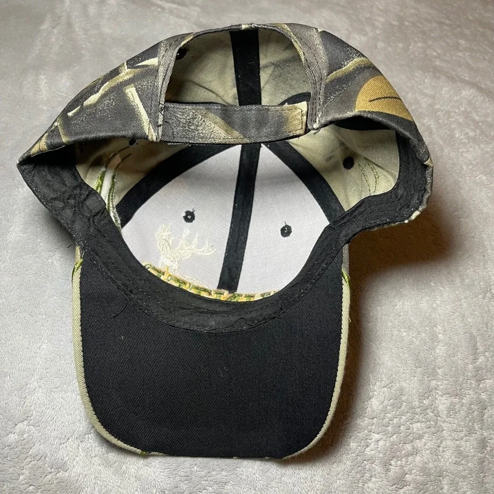 Hunter Outdoor Sports Camo Flame Embroidered Hat Adjustable Baseball Cap NEW
